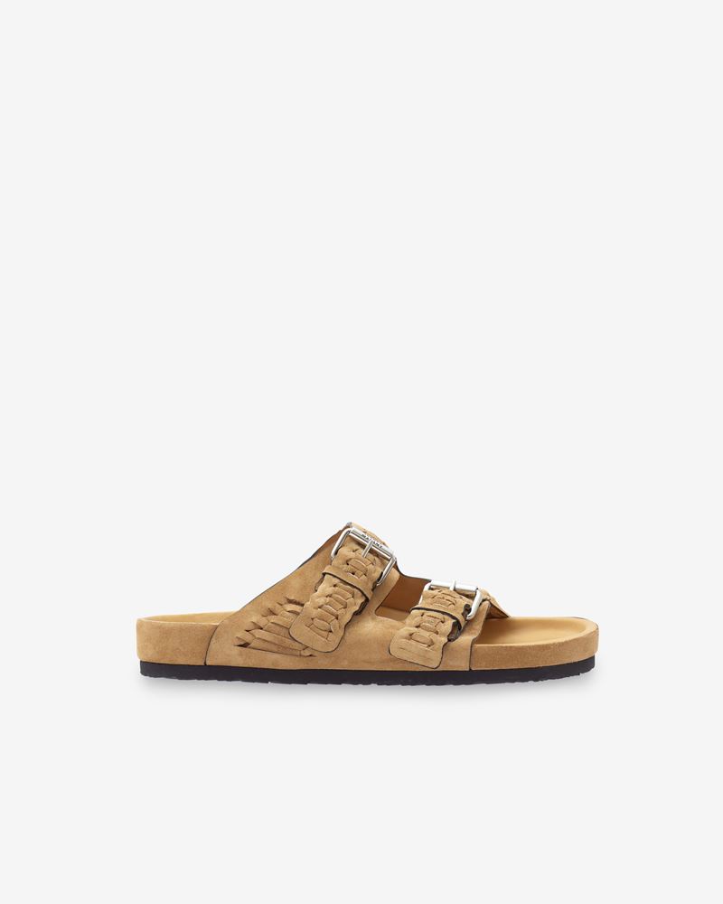 LEKSON SUEDE LEATHER SANDALS